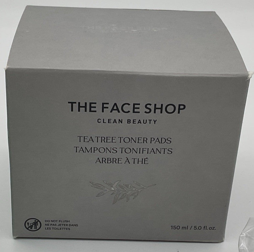 Tea Tree Toner Pads - Facial Skincare, Acne & Pore Clearing, 150ml