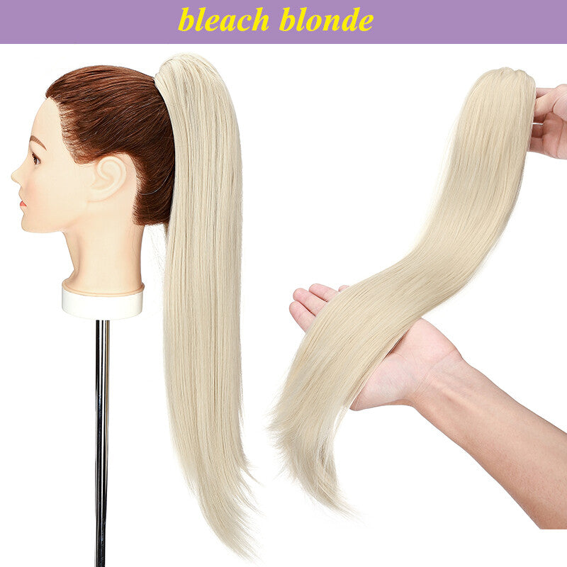 Extra Thick 12-Inch Clip-In Ponytail Hair Extension - Natural & Wavy