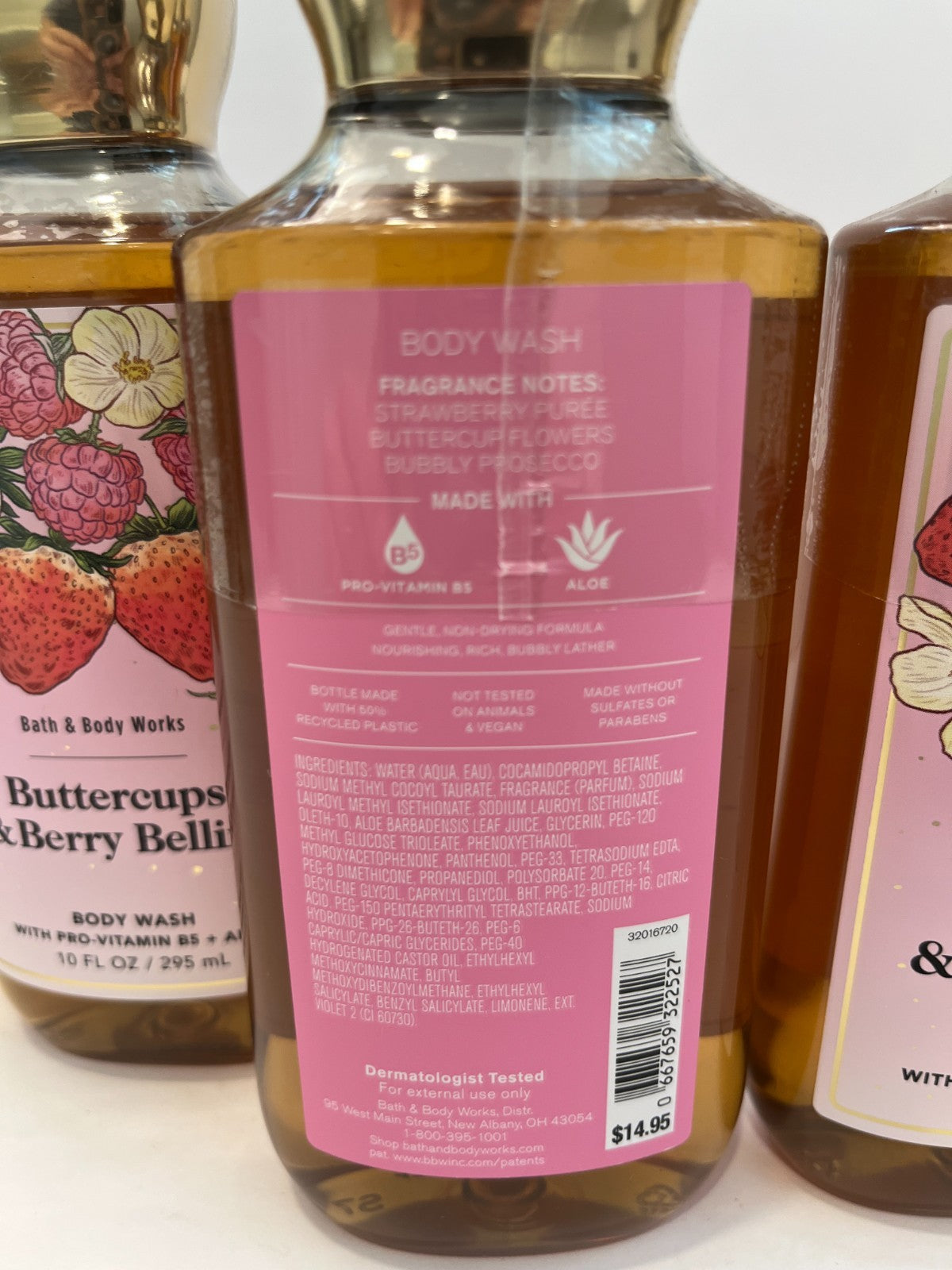 Buttercups & Berry Bellini Body Wash - 6 Pack (10 oz each)