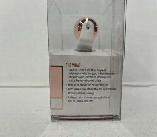 BeautyBio GloPRO Rose Quartz Face and Body Contouring Head - New in Box