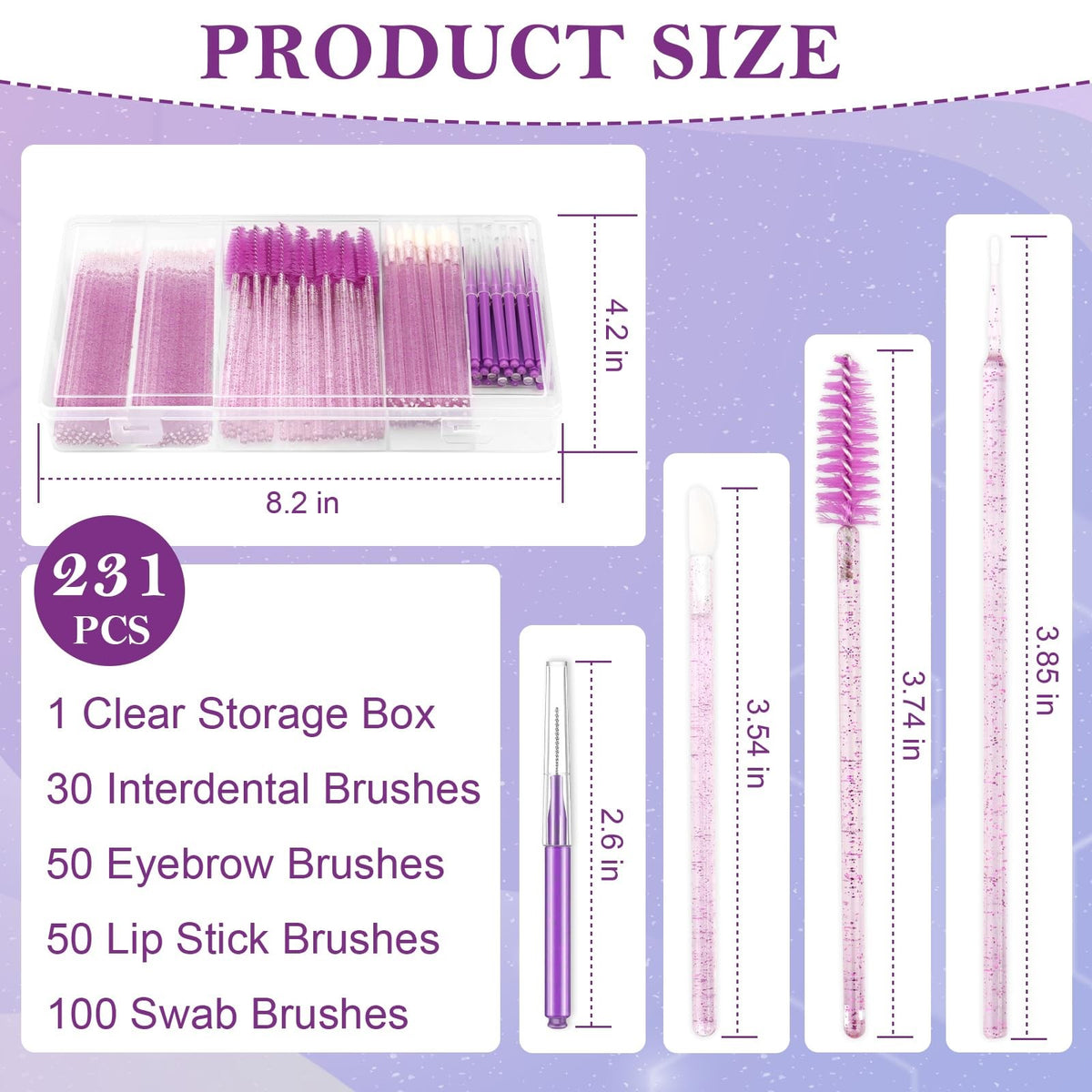 230 Pcs Brow Lamination Kit with Micro Brushes & Tools - DIY Eyebrow & Lash Supplies