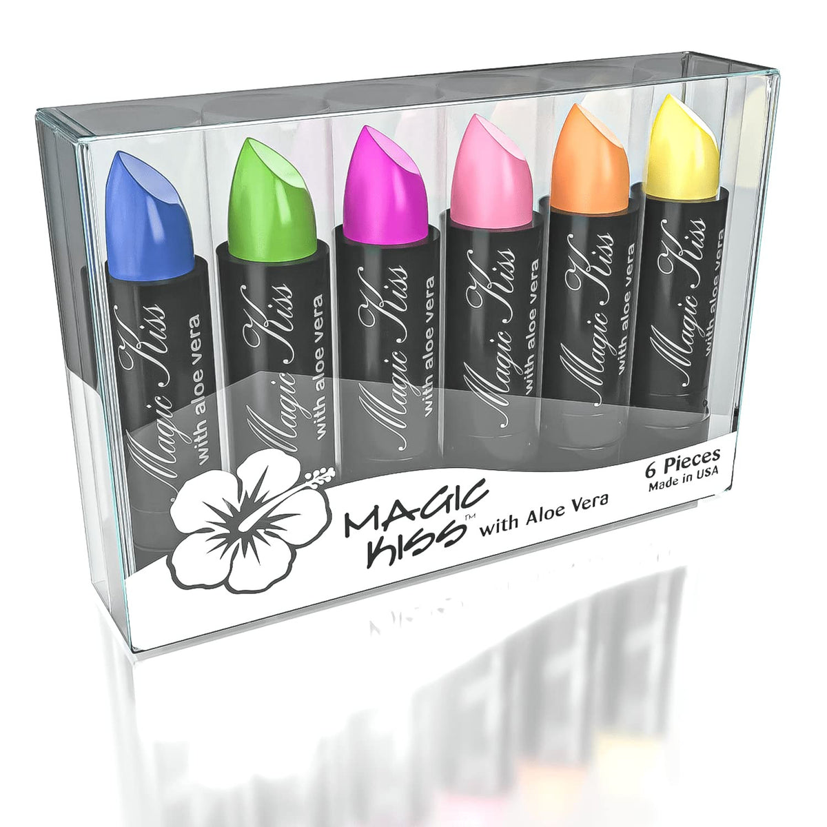 Color Changing Matte Lipstick Set with Aloe Vera - Waterproof, Long-Lasting, 6 Colors