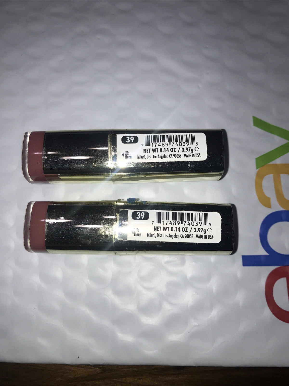 Milani Color Statement Lipstick 39 Sugar Glaze - Unsealed 2-Pack