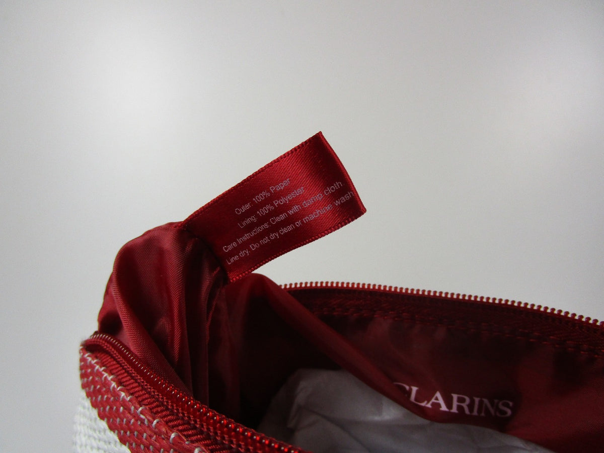 Large Cosmetic Bag with Polyester Lining - Clarins