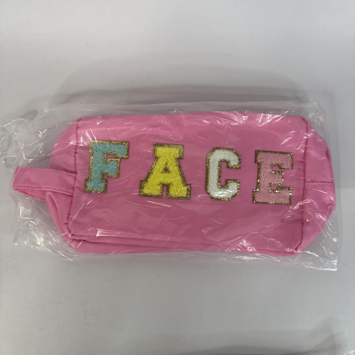 Travel Makeup & Toiletry Bag - Multi Color Preppy Cosmetic Organizer