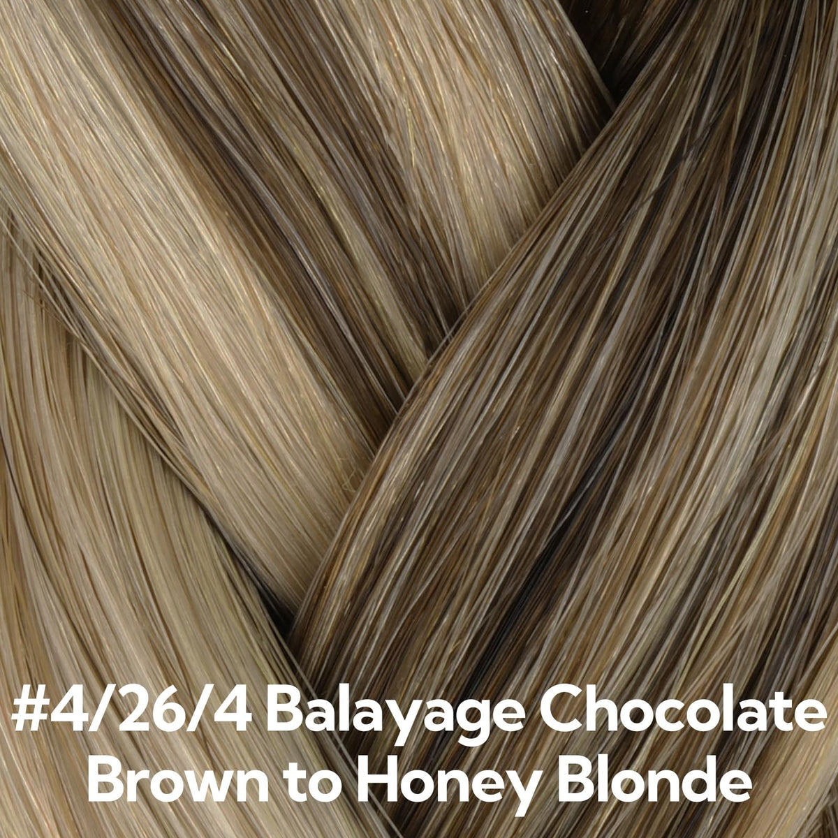 Human Hair Extensions Tape-In 16 Inch - Chocolate Brown Honey Blonde