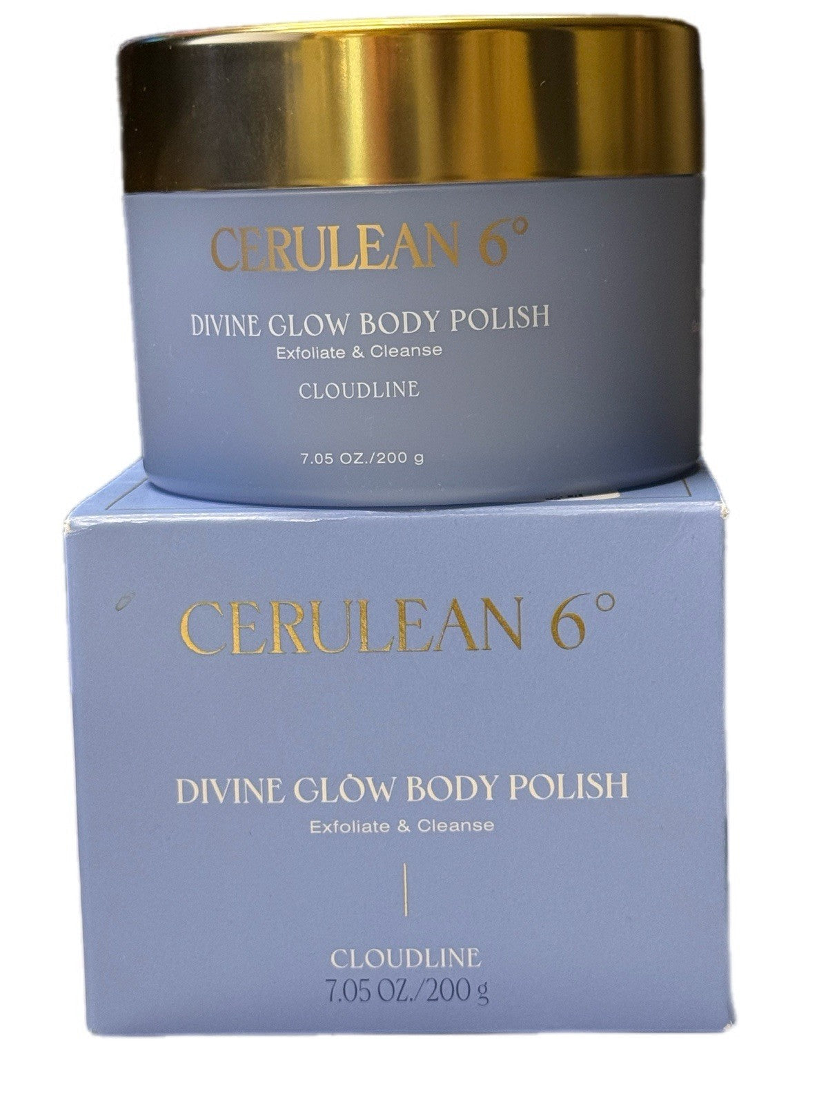 Cerulean 6° Divine Glow Body Polish Exfoliate Cleanse Cloudline 7.05oz