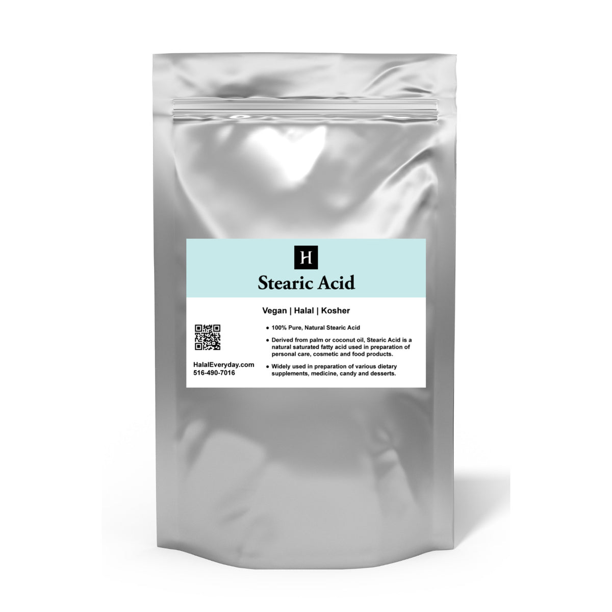 Pure Stearic Acid Flakes for Candle Making, Soap & Cosmetics - Food Grade