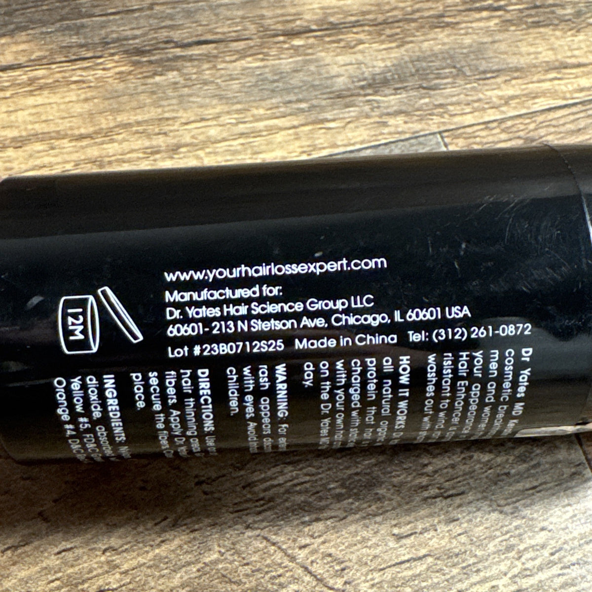 Keratin Fiber Hair Thickener - Dark Blonde, 0.44 oz