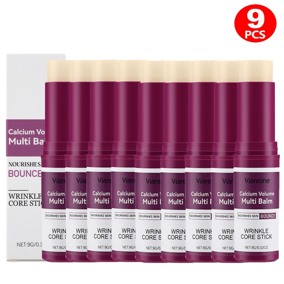 Hydrating Anti-Aging Balm Stick with Collagen & Calcium for Skin Elasticity