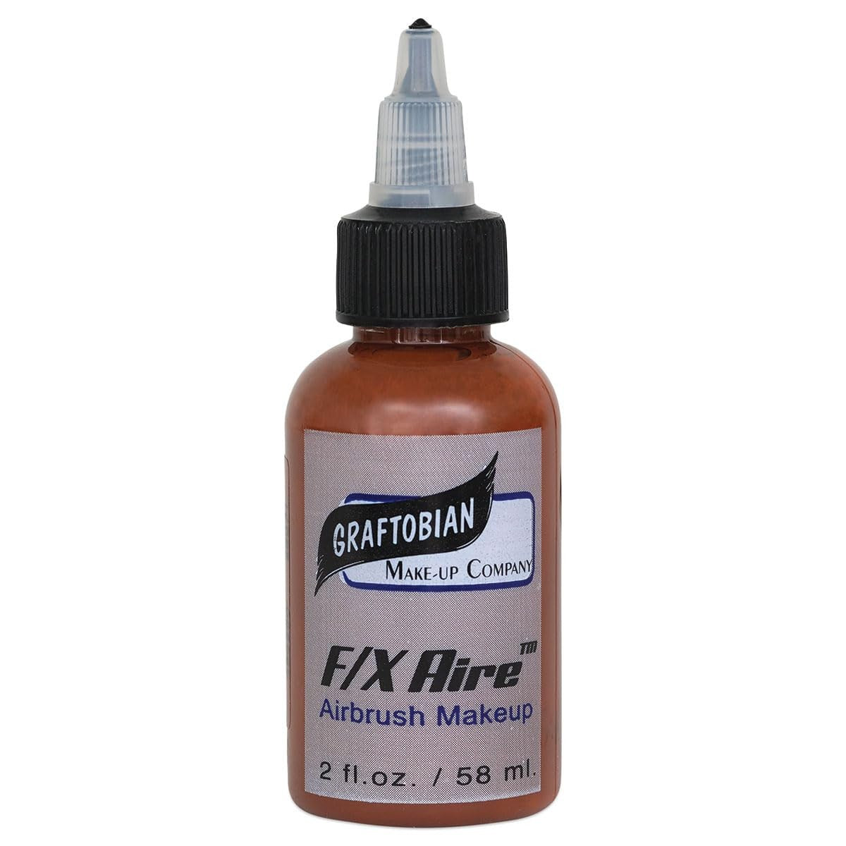 Airbrush Makeup Ebony 2oz - Professional Face & Body Cosmetic Paint