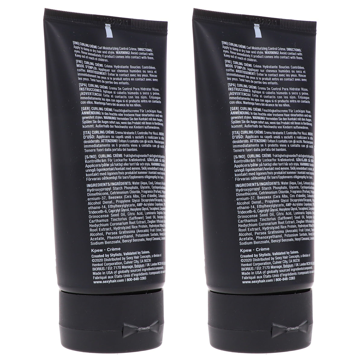 Curling Cream for Medium to Thick Hair - Frizz Control & Nourishment, 5.1 oz, 2 Pack