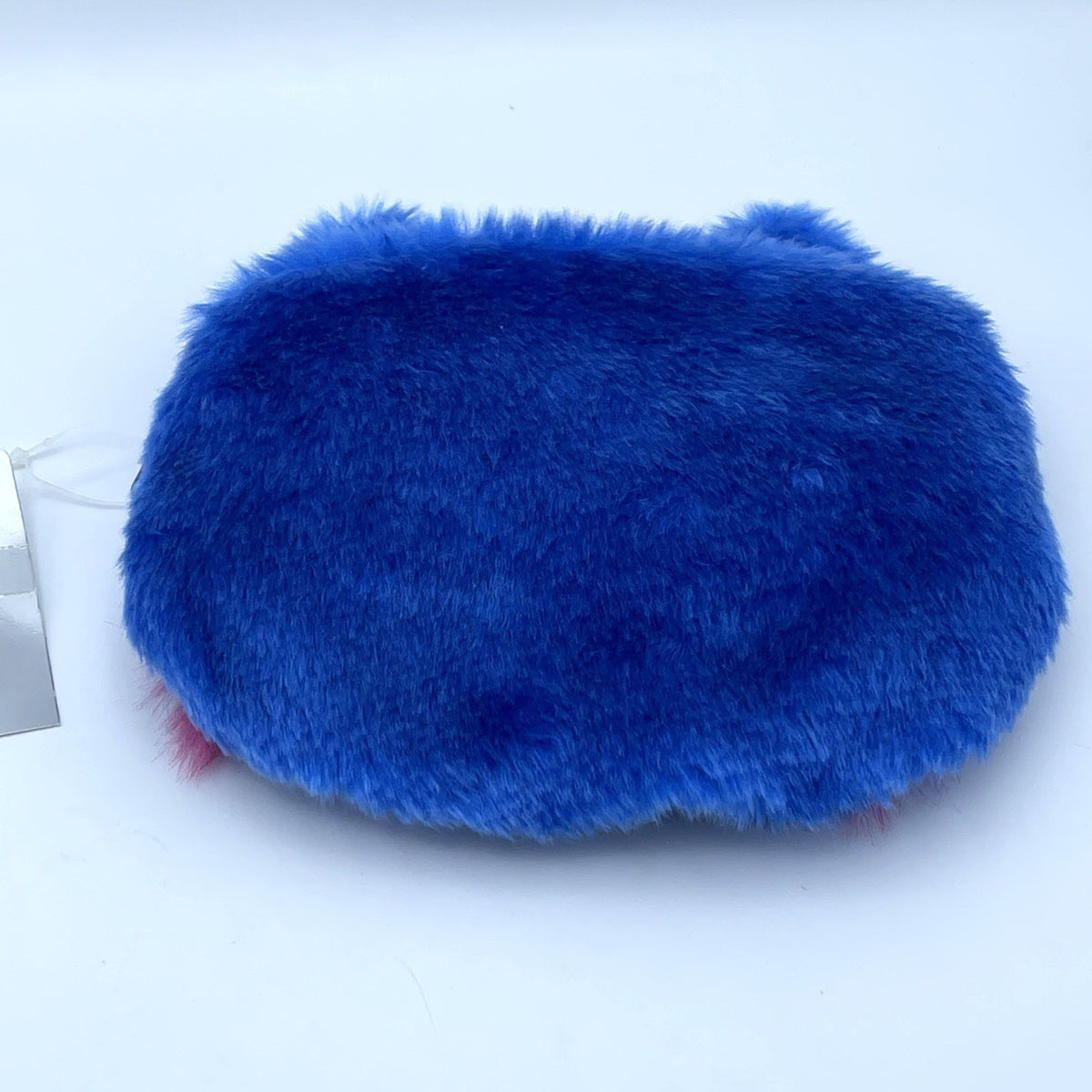 Faux Fur Kitty Makeup Cosmetic Bag with Embroidered Details - 7x6.5 Inches