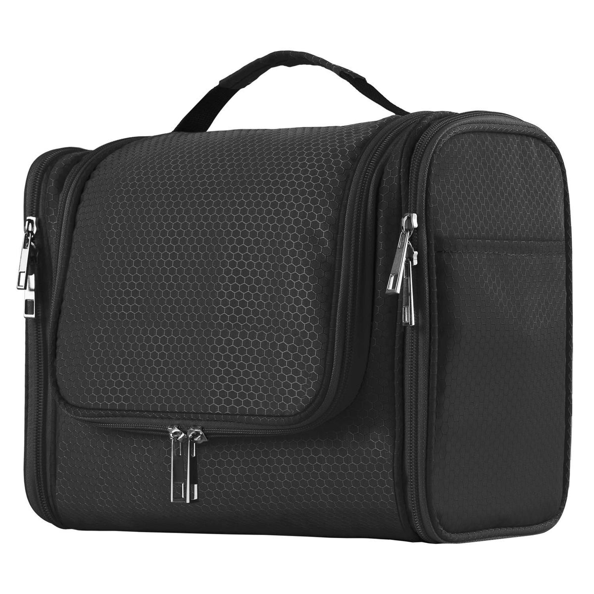 Large Capacity Water-Resistant Hanging Toiletry Bag for Travel
