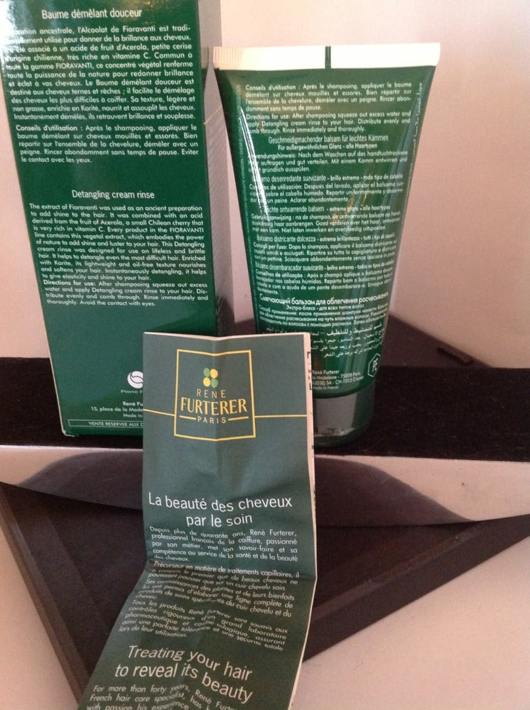 Hair Detangling Cream Rinse - Unisex Hair Care with Shine Extract