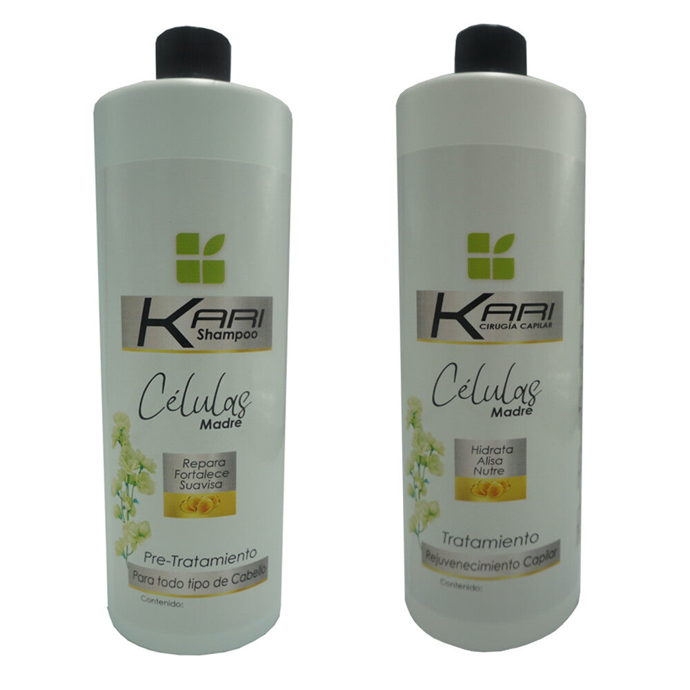 Hair Regrowth Hair Treatment with Stem Cells 32 OZ - Smoothing Shampoo & Growth Boost