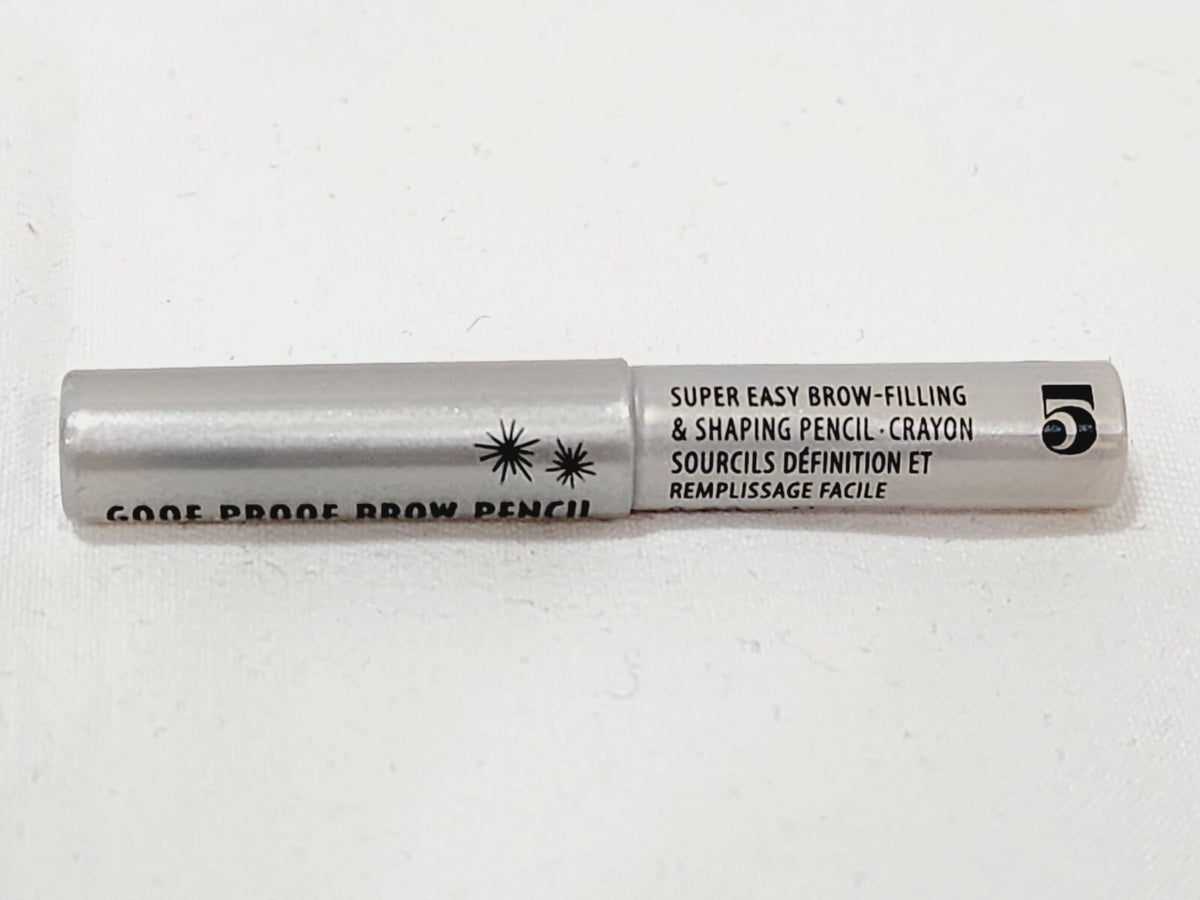 Benefit Goof Proof Brow Pencil #5 Warm Black Brown Waterproof Travel Size