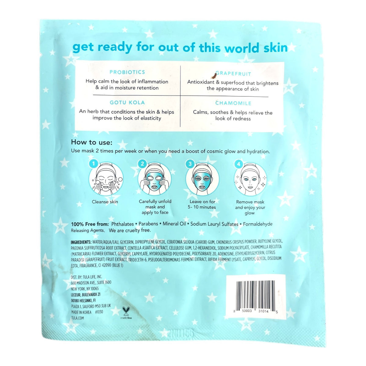 Star Bright Nourishing & Brightening Hydrogel Mask 0.88oz