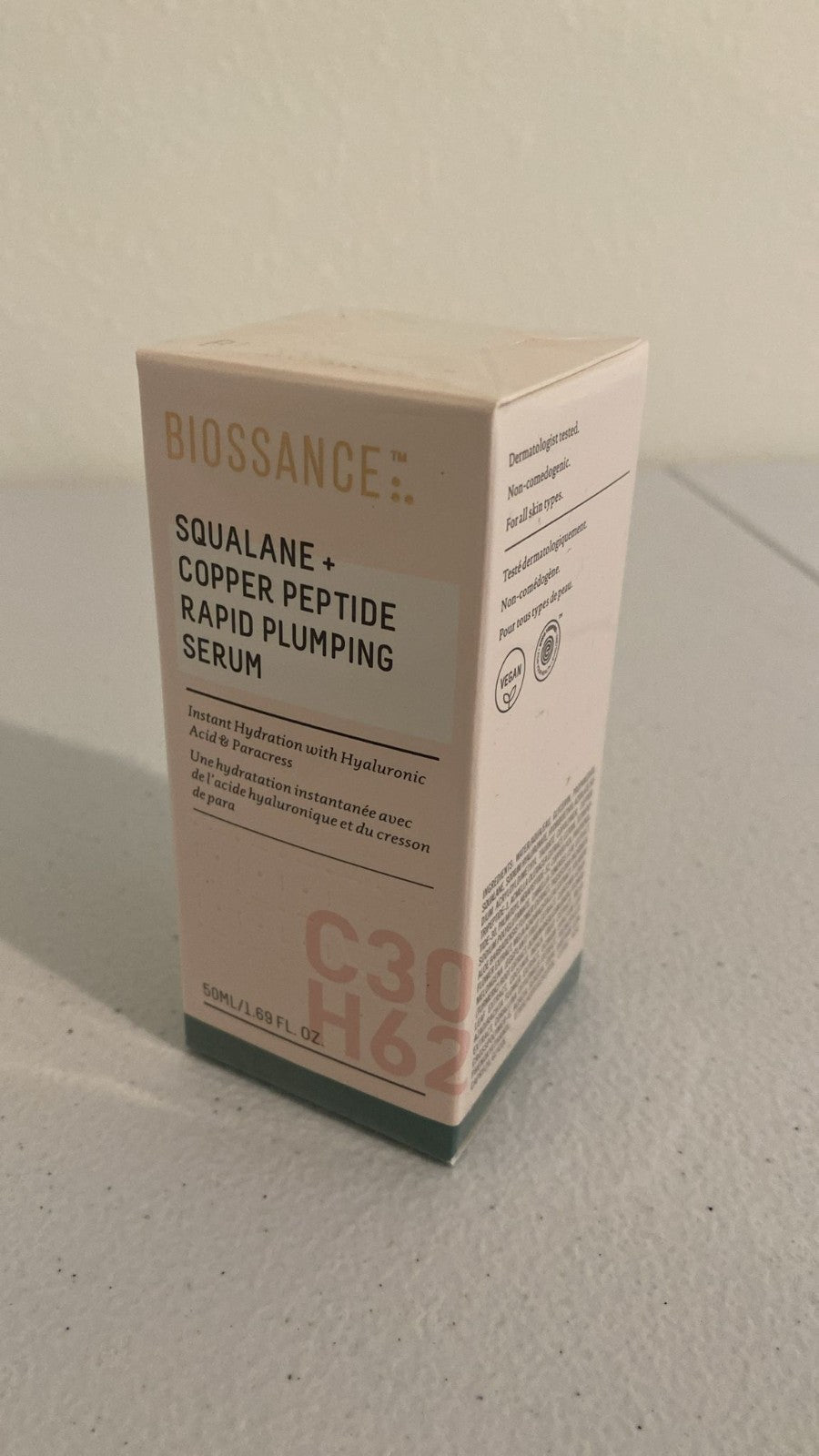 Hydrating Copper Peptide Face Serum 1.69 oz - Fast Plumping & Collagen Boosting