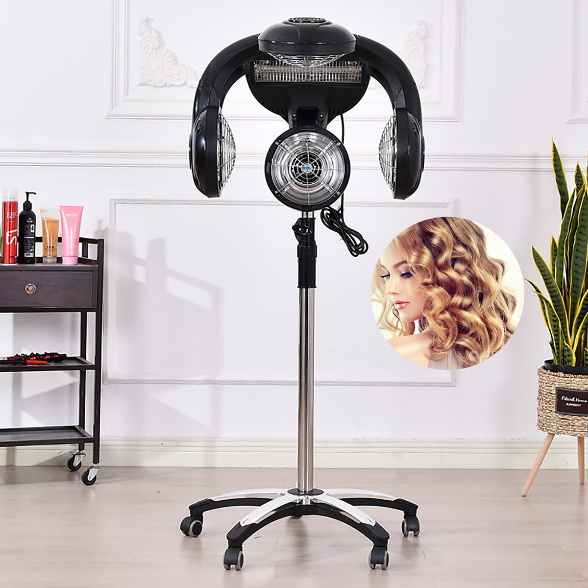 Professional Infrared Hair Processor Hood Dryer - 1400W