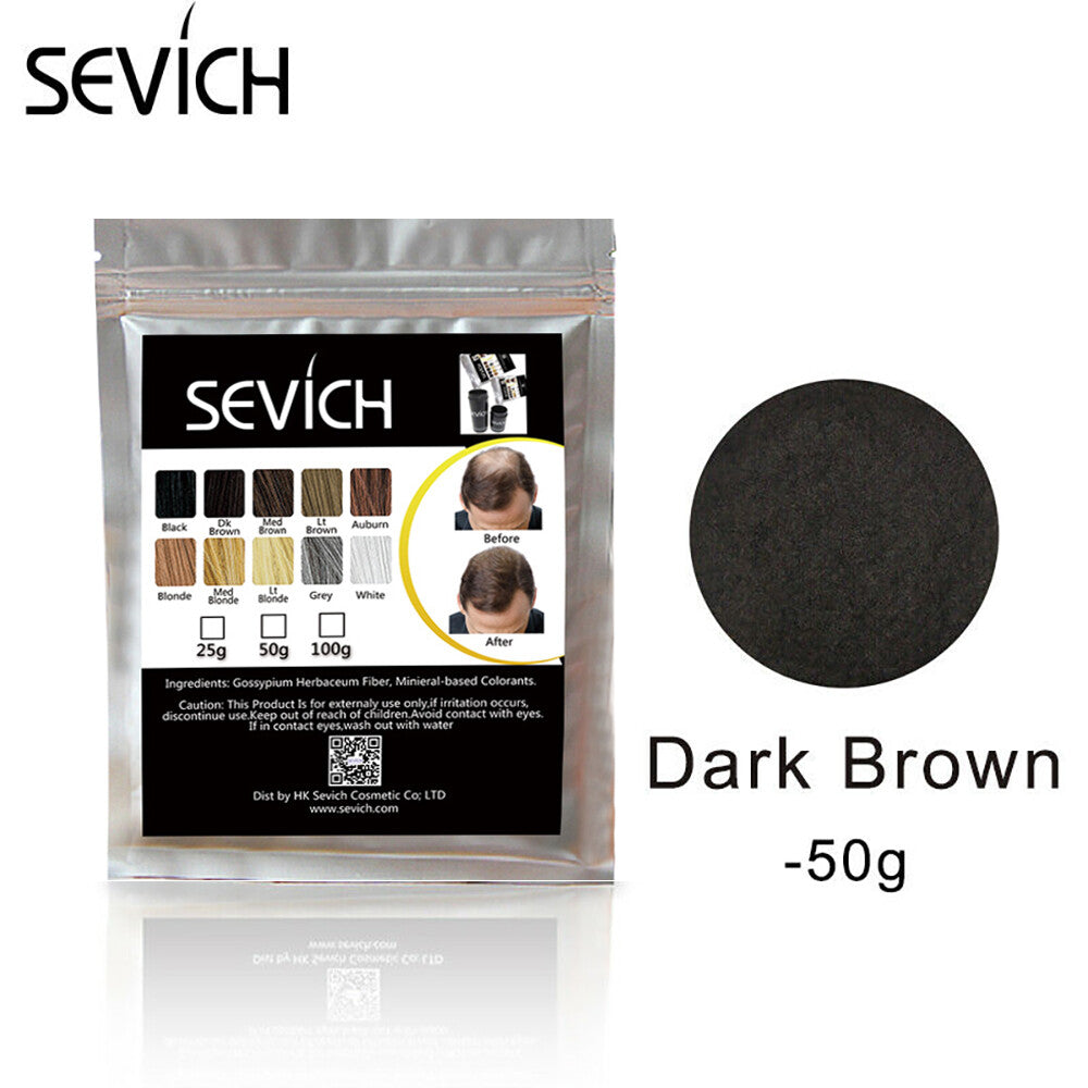 Hair Building Fibers Refill 50g Pack - Multiple Colors