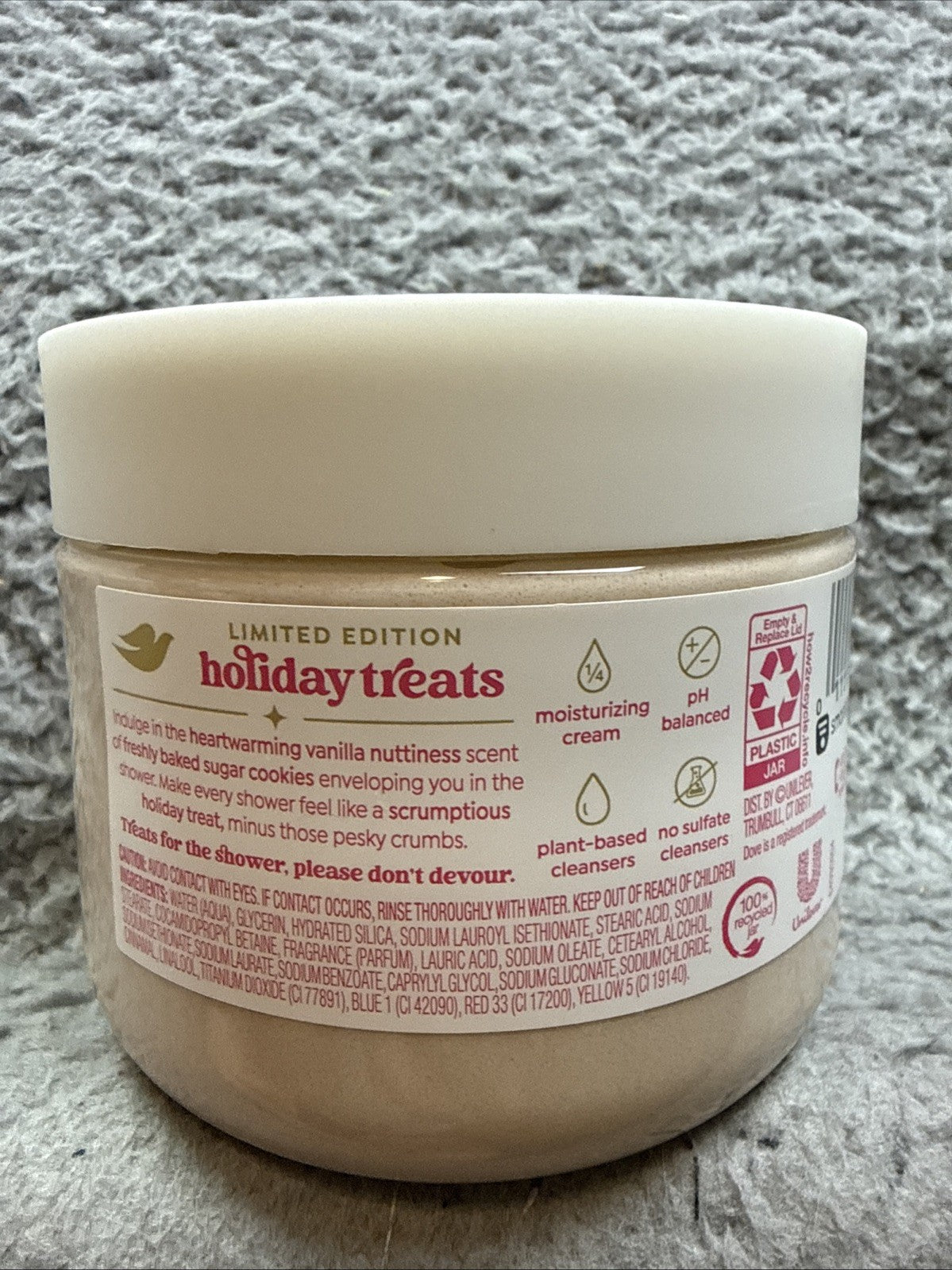 Dove Limited Edition Holiday Treat Body Scrub Sugar Cookie,