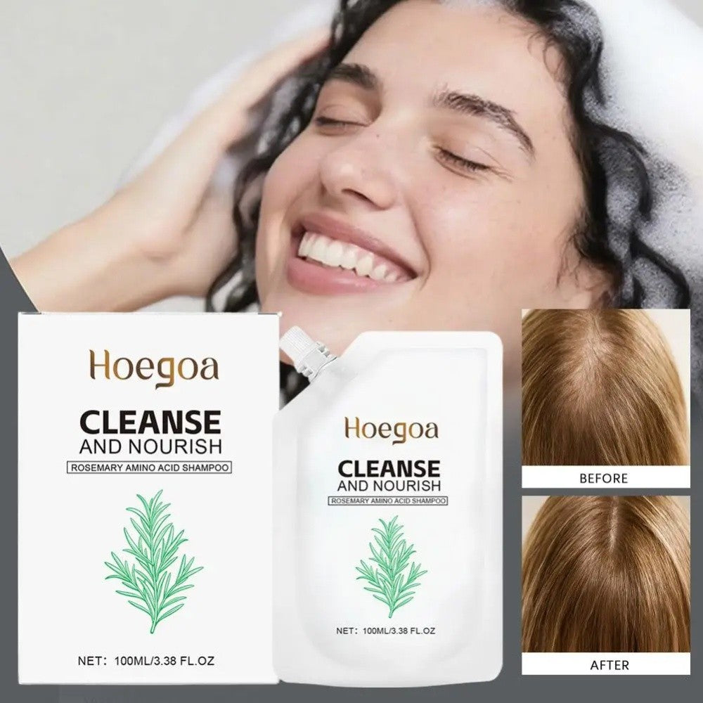 Amino Acid Shampoo with Rosemary for Hair Loss & Scalp Care - 4 Pack