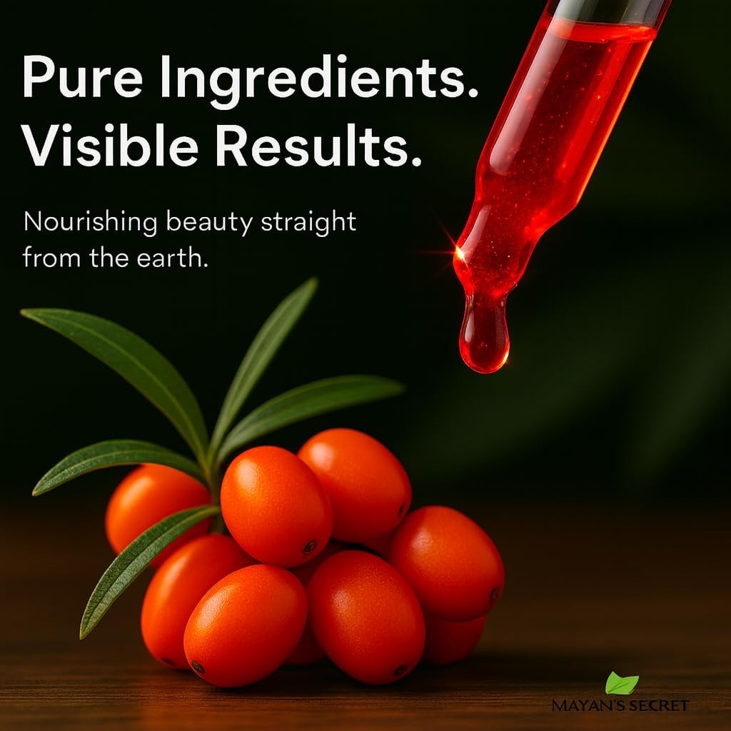 Sea Buckthorn Oil Organic 1oz – Supercritical CO2 Extracted