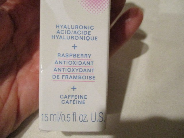 De-Puffing Eye Serum with Hyaluronic Acid & Raspberry - 0.5oz Anti-Aging