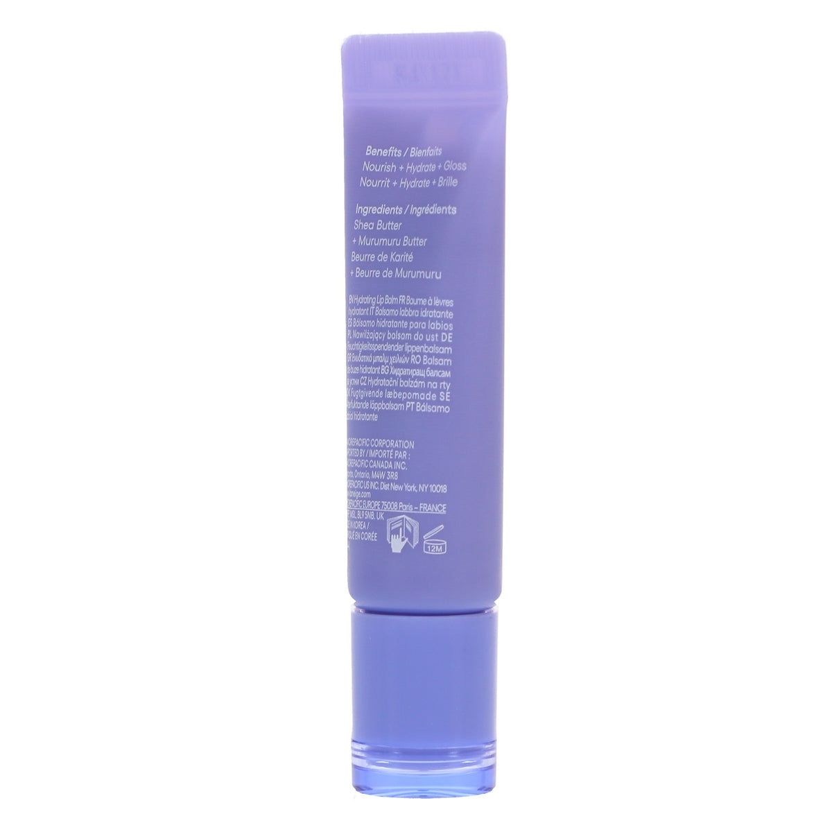 Hydrating Blueberry Lip Balm - Sheer Shine & Moisturization 0.35 oz