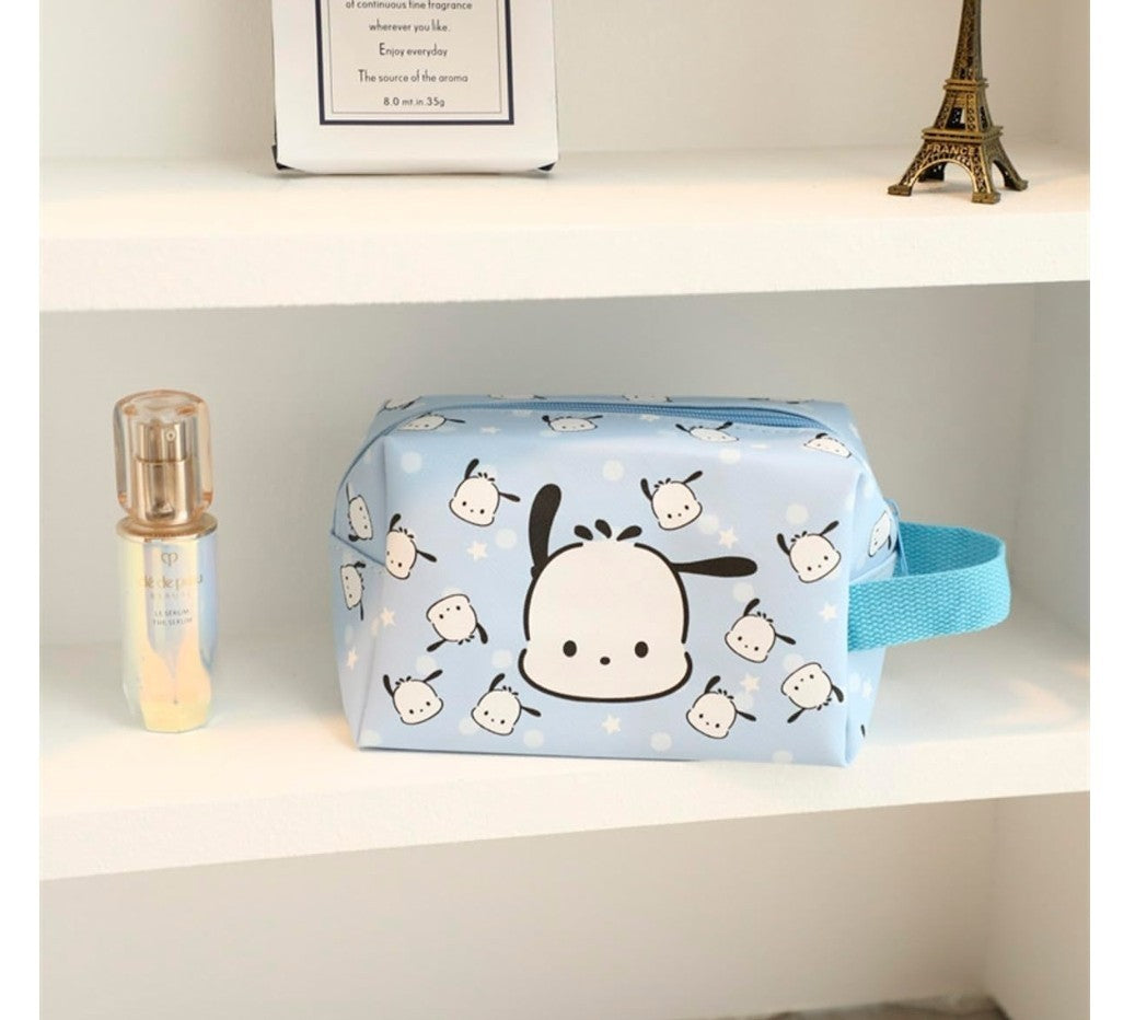 Anime Cinnamoroll Dog Makeup Bag - Cute Cosmetic Pouch for Travel & Storage