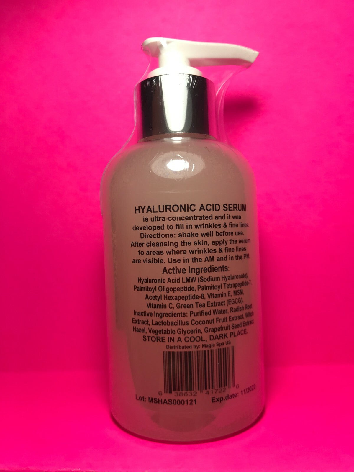 Hyaluronic Acid Serum 6oz - Anti-Aging Wrinkle Filler