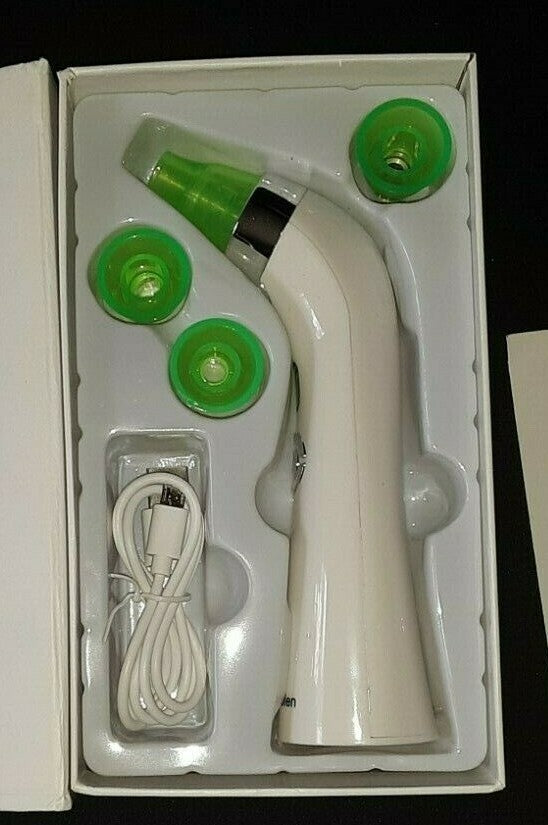Vacuum Suction Blackhead Remover & Pore Cleaner Device - Green