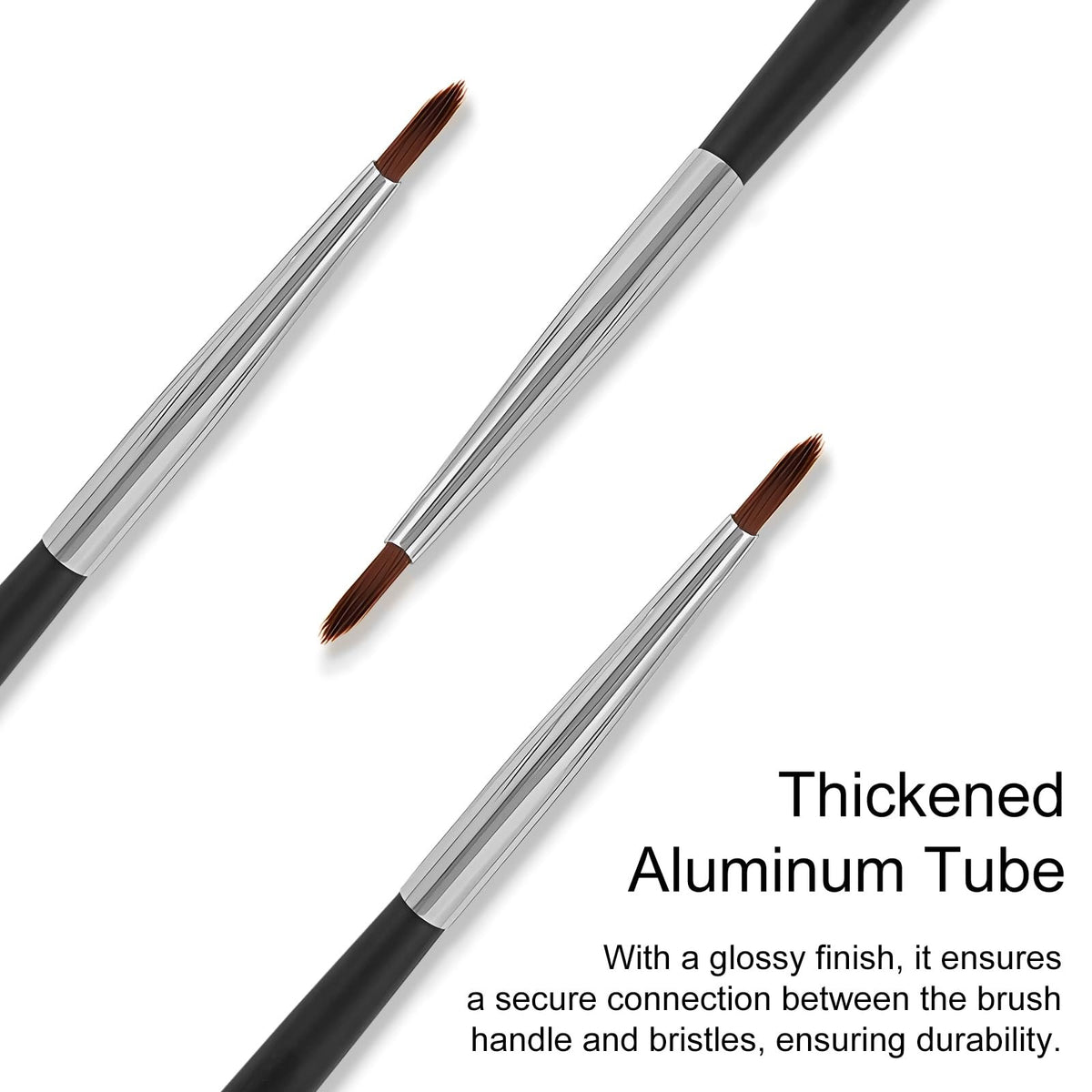 7-Piece Ultra Fine Sable Eyeliner Brush Set for Precise Eye Makeup