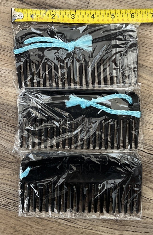 Redken Wide Toothed Comb for Wet and Dry Hair - Pack of 6