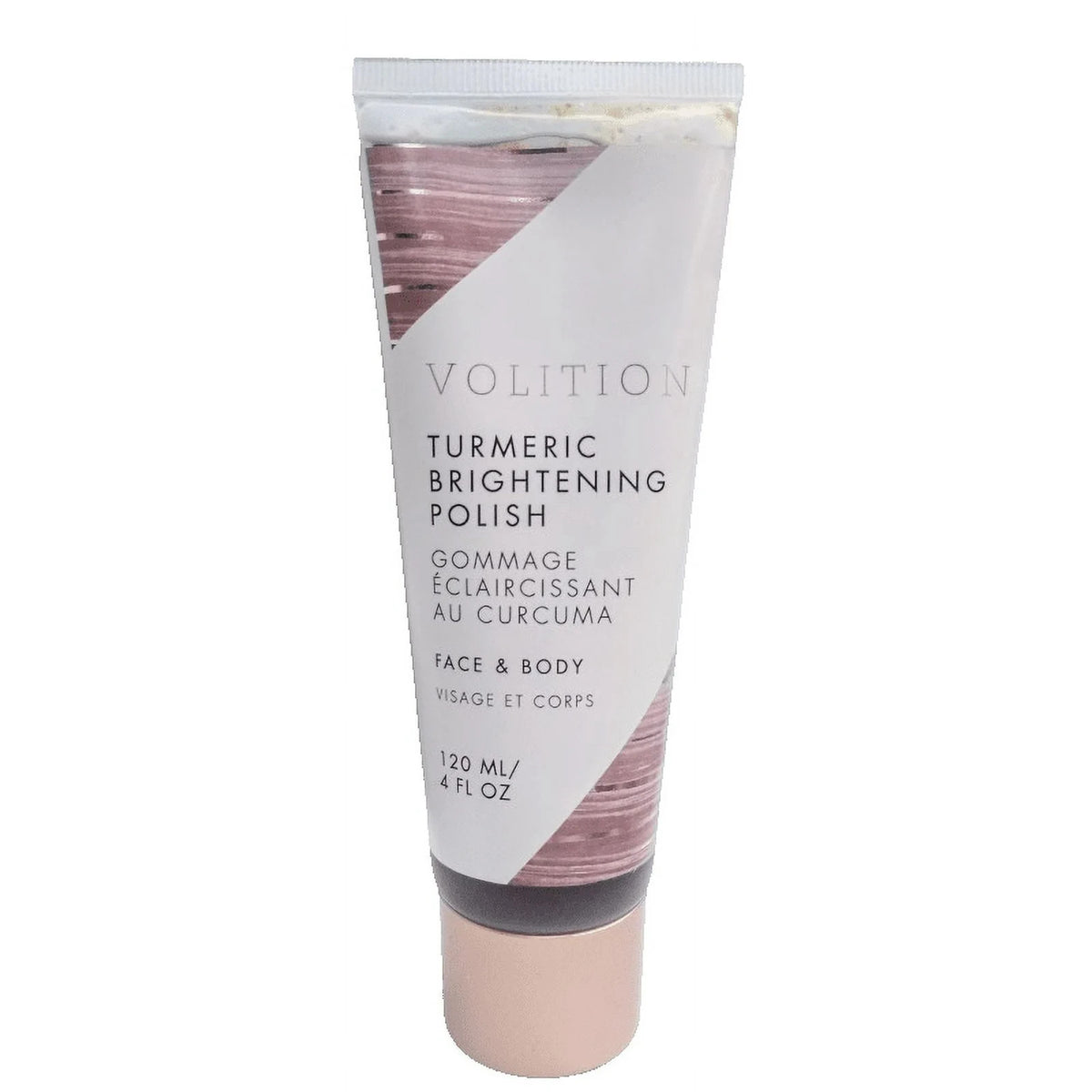 Volition Turmeric Brightening Polish for Face and Body 4 oz Full Size