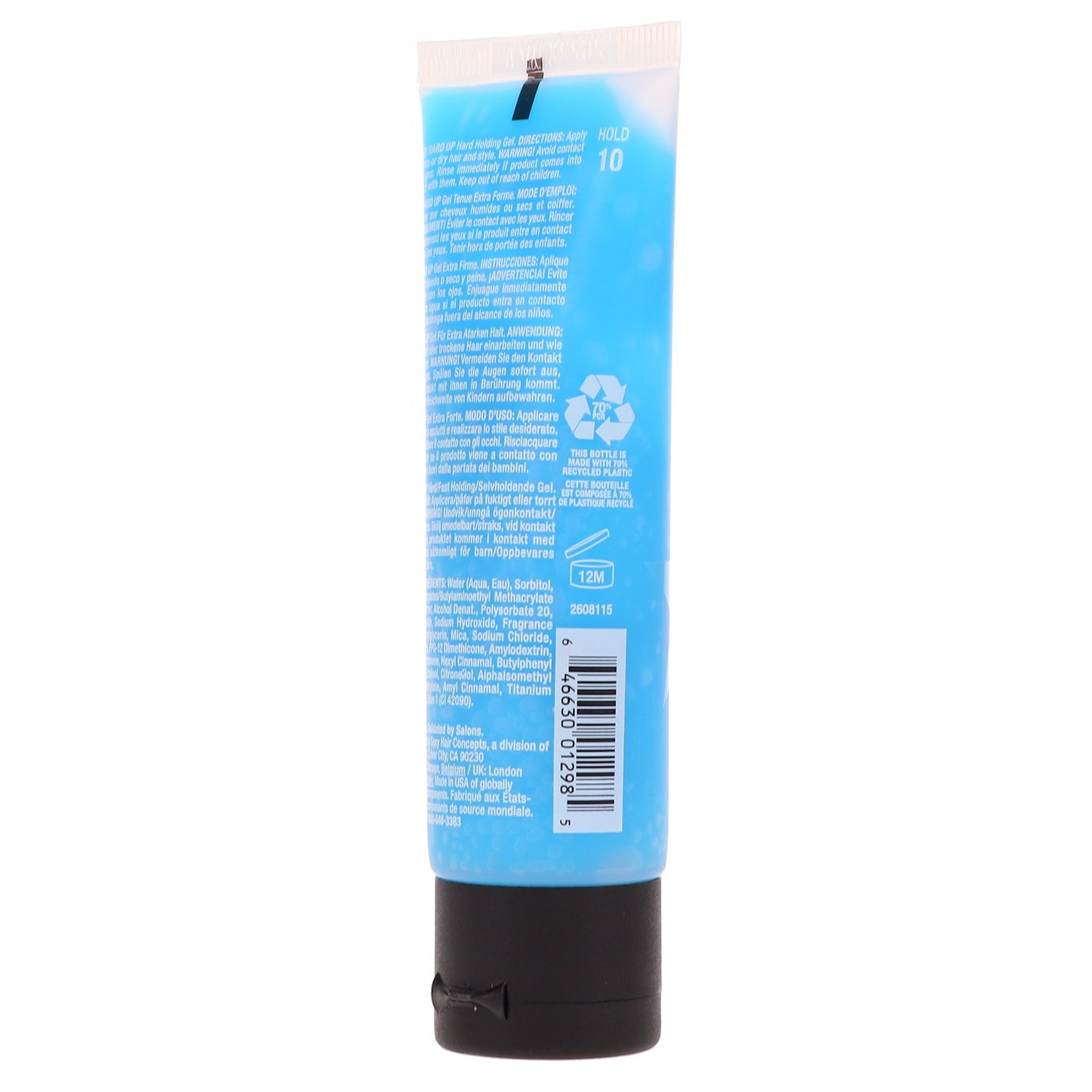 Hard Hold Hair Gel for Short Hair - 1.7 oz Styling Product