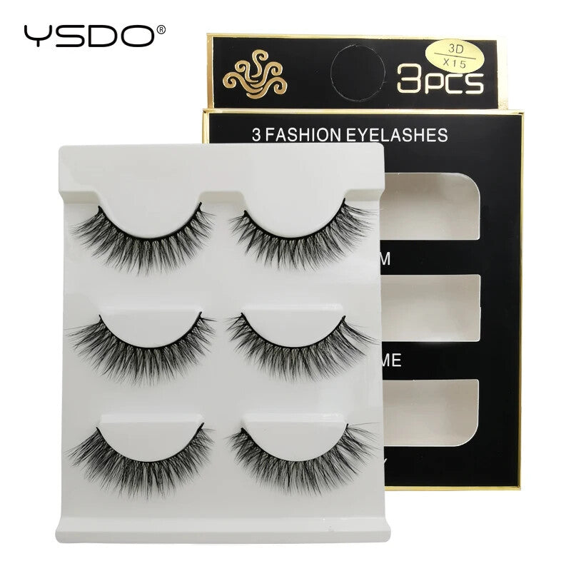 Wholesale 30 Pairs False Eyelashes Natural 3D Faux Cils Cruelty-Free Reusable