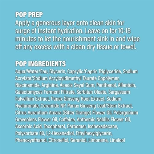 Anti-Fatigue Hydrating Face Mask with Ceramides, 2oz