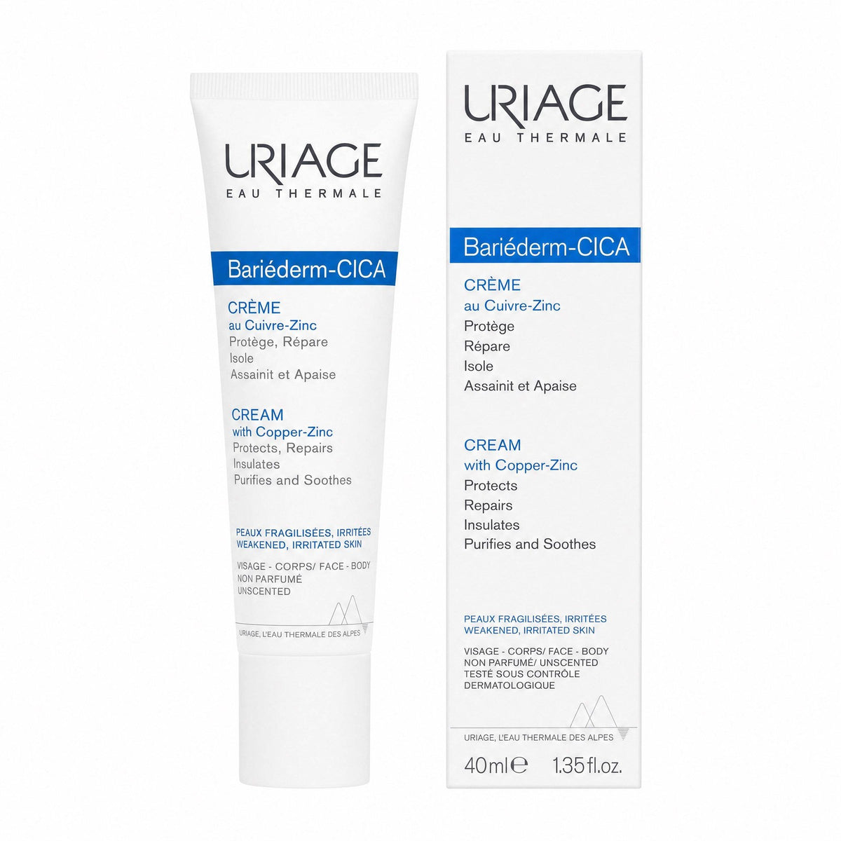 Uriage Bariederm-CICA Cream with Copper-Zinc 40ml