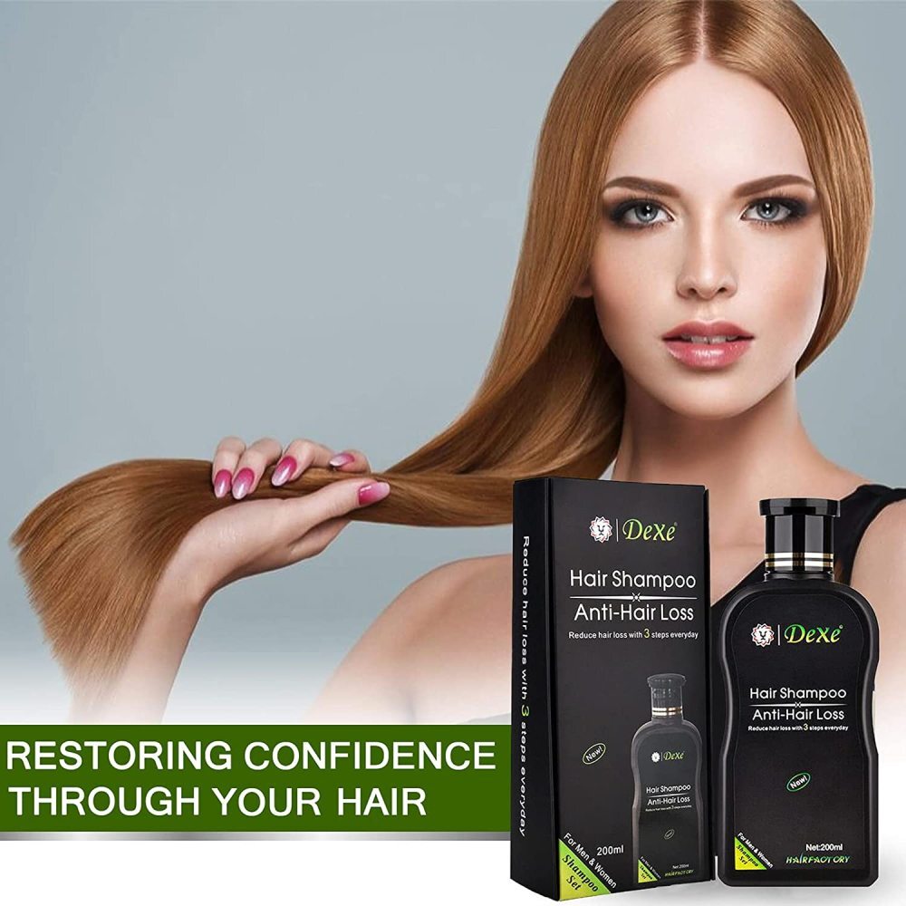 3PCS Hair Growth Shampoo, Anti-Hair Loss Regrowth For Men & Women