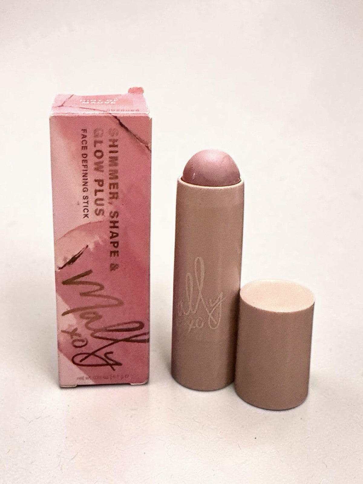 Face Highlight Stick with Mauve Shimmer for Contouring & Glow - Unisex
