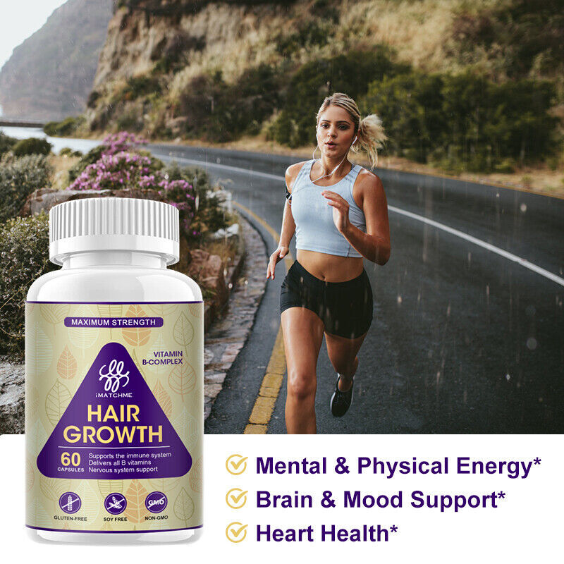 Hair Growth Herbal Supplement Pills 5000mg - Fast Results
