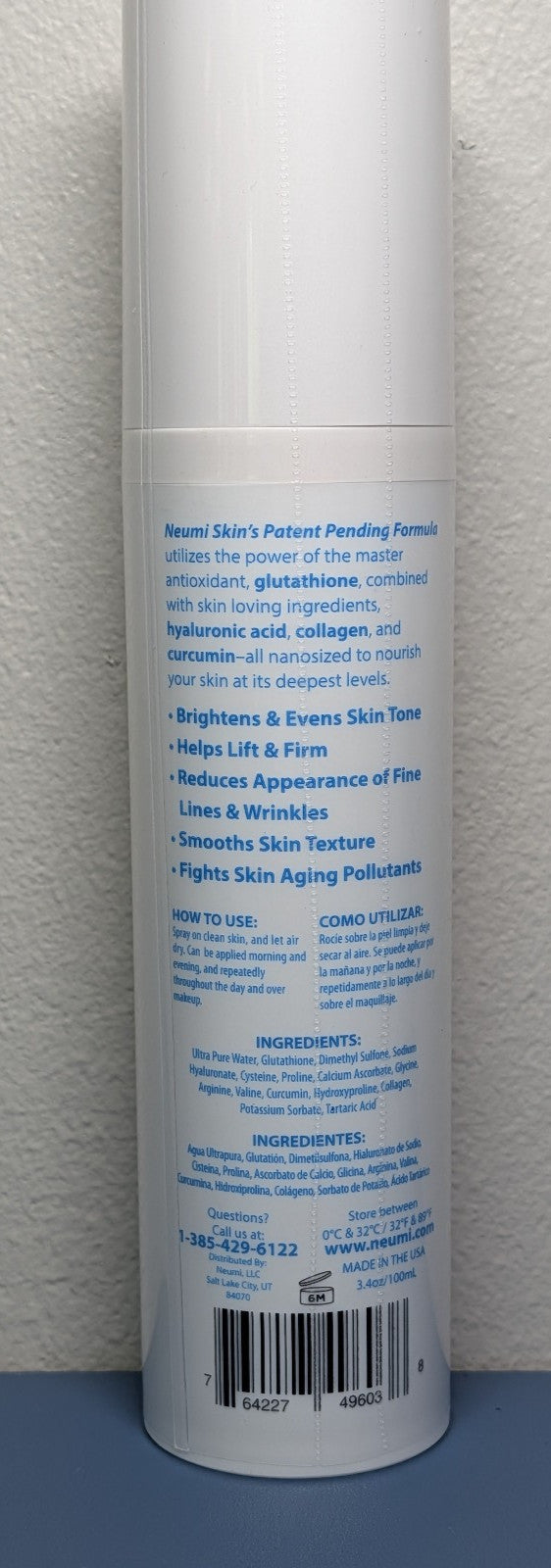 Nano Skin Solution 3.4oz - Hydrating Nano Formulated Skin Care