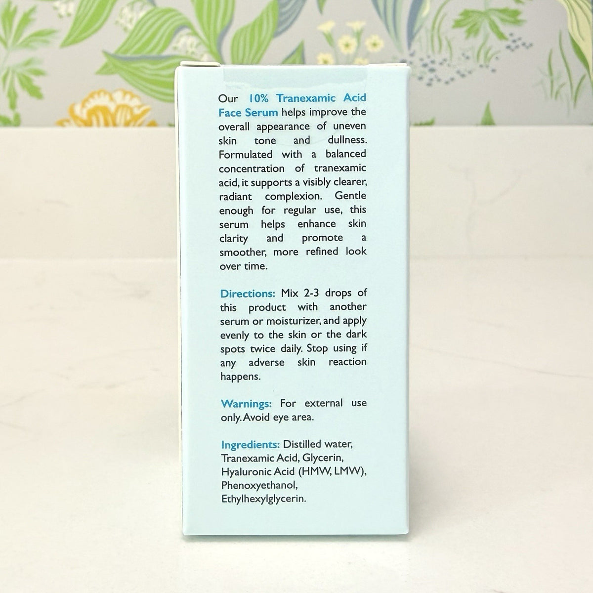 Tranexamic Acid Face Serum 0.33 oz Travel Size Brightening Skin Care