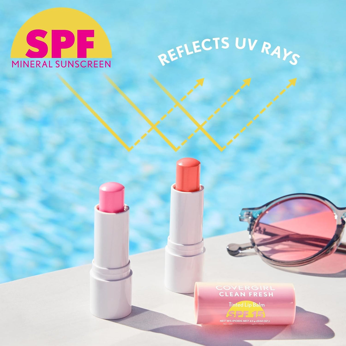 Tinted Lip Balm with SPF 15 - Natural Shine & Moisturization