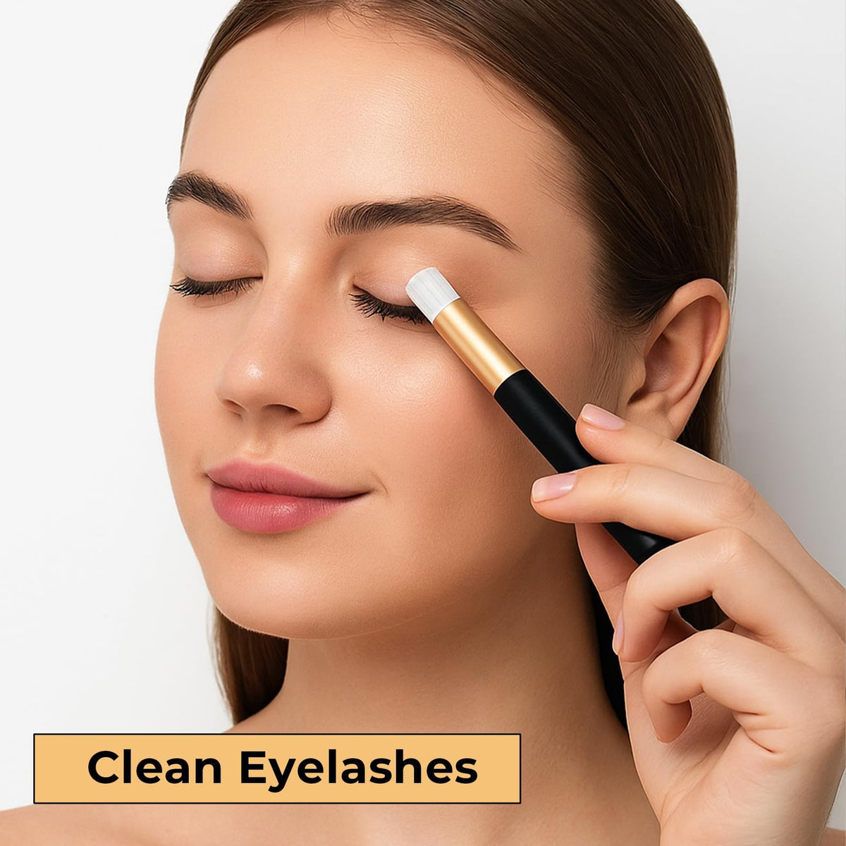 Reusable Lash Cleaning Brushes - Pack of 10, Soft & Washable Eyelash Cleansing Tools