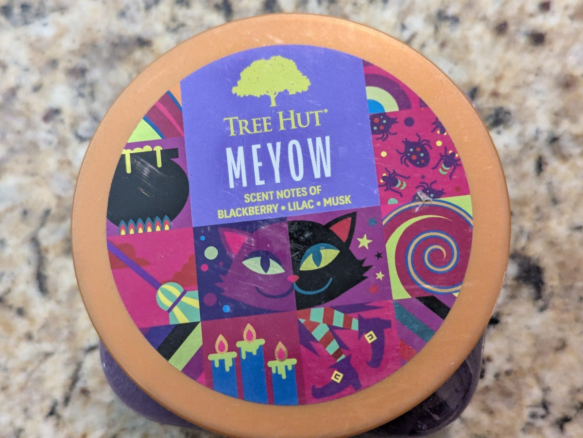 Tree Hut Meyow Shea Sugar Scrub Blackberry Lilac Musk 18 oz