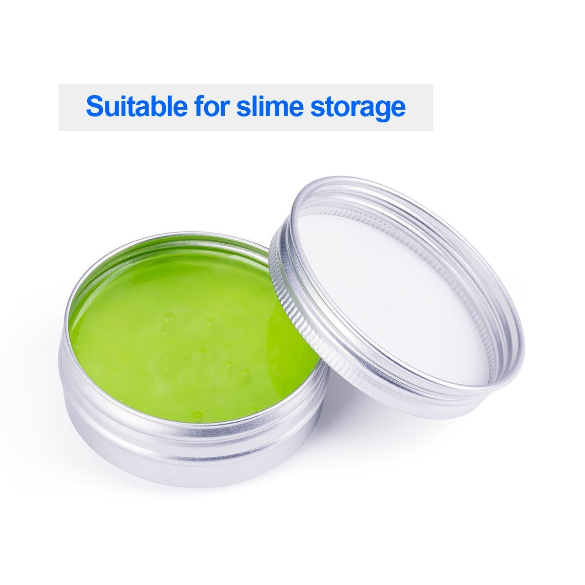 1 Oz Aluminum Cosmetic Jars with Leak-Proof Screw Lids - 30 Pack