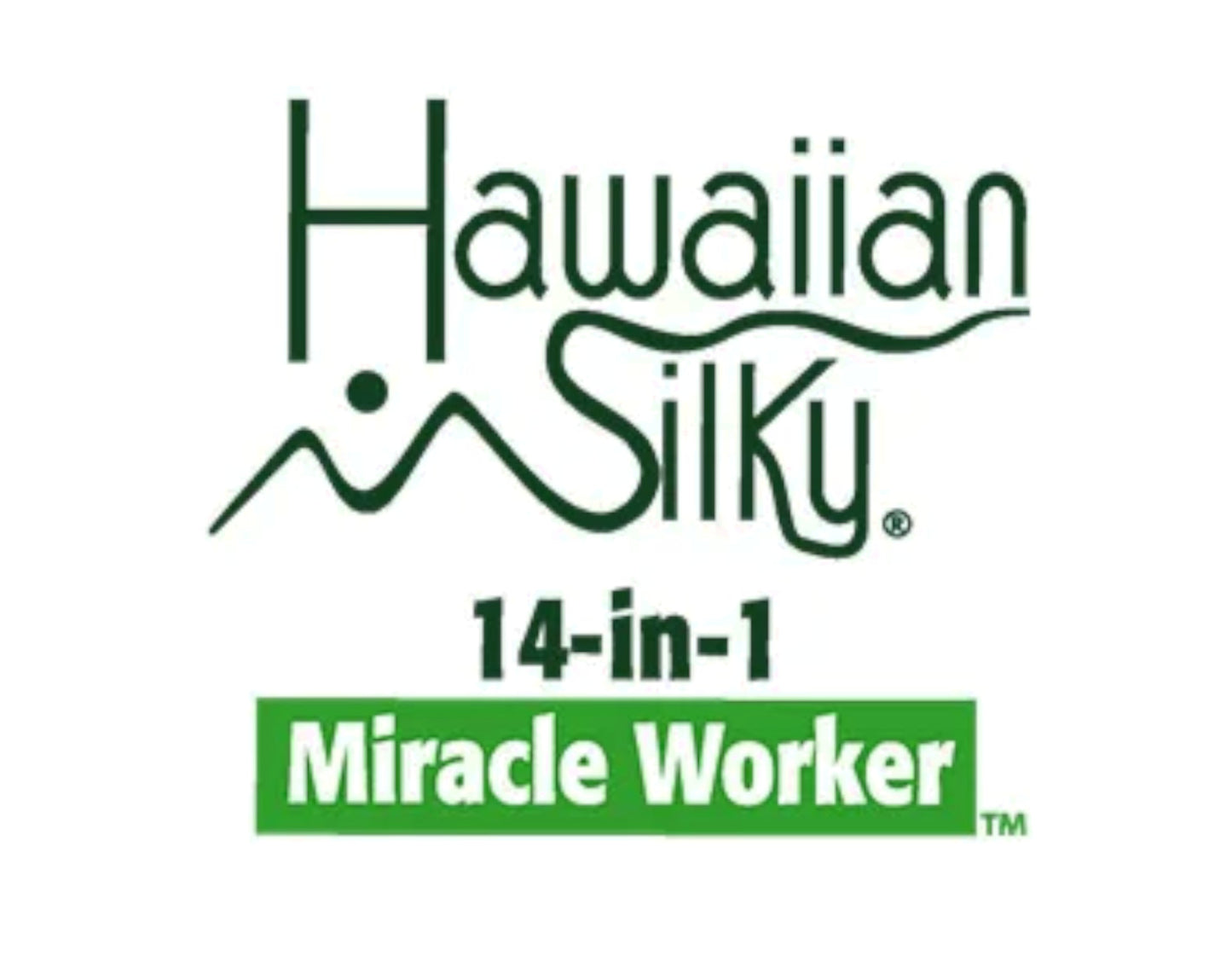Hawaiian Silky 14-in-1 Miracle Worker Moisturizer Hair Spray - Pack of 2, 16 Fl Oz